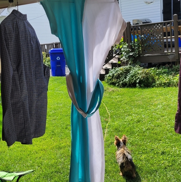 Inverse🏵80s ☎️ Zip-Up Cocktail Dress - Picture 4 of 10